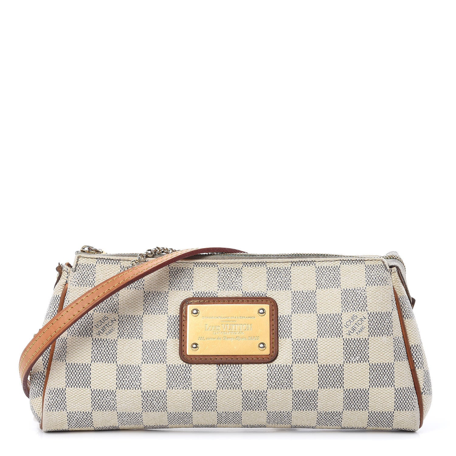 Louis Vuitton Damier Azur Eva Clutch 1 of 23