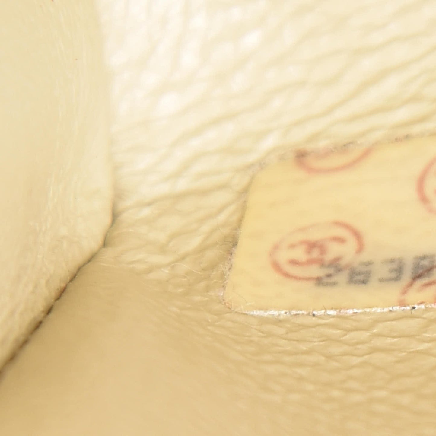 Lambskin Quilted CC Flap Beige