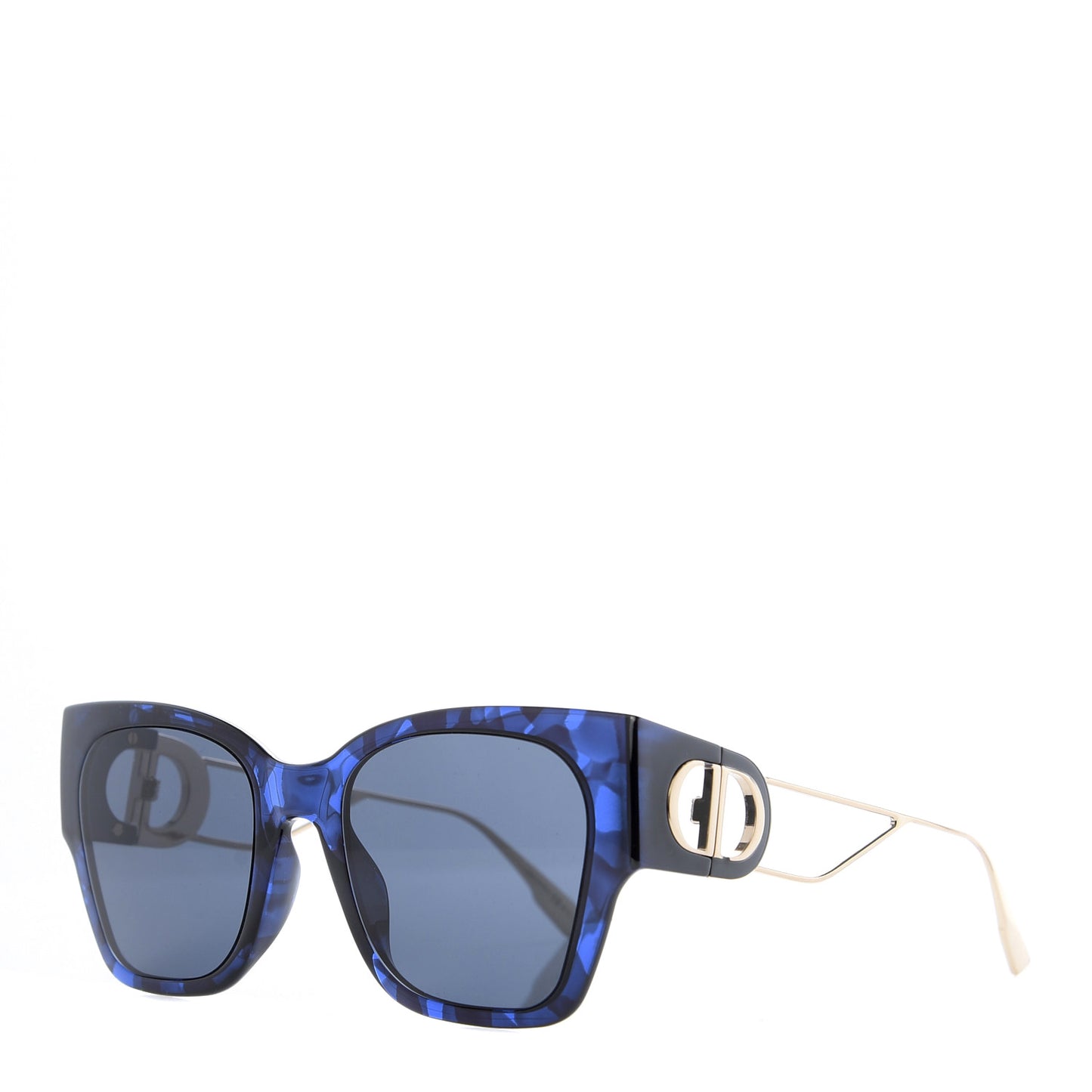 Acetate Rectangular 30 Montaigne 1 Sunglasses Blue