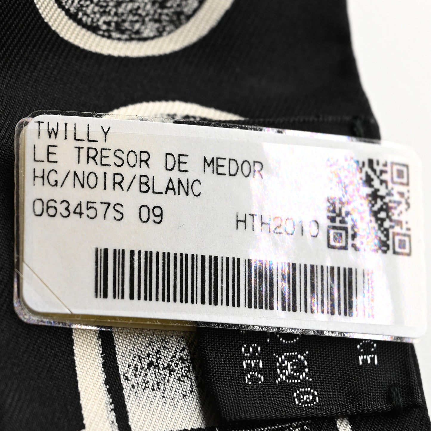 Silk Le Tresor De Medor Twilly Black White