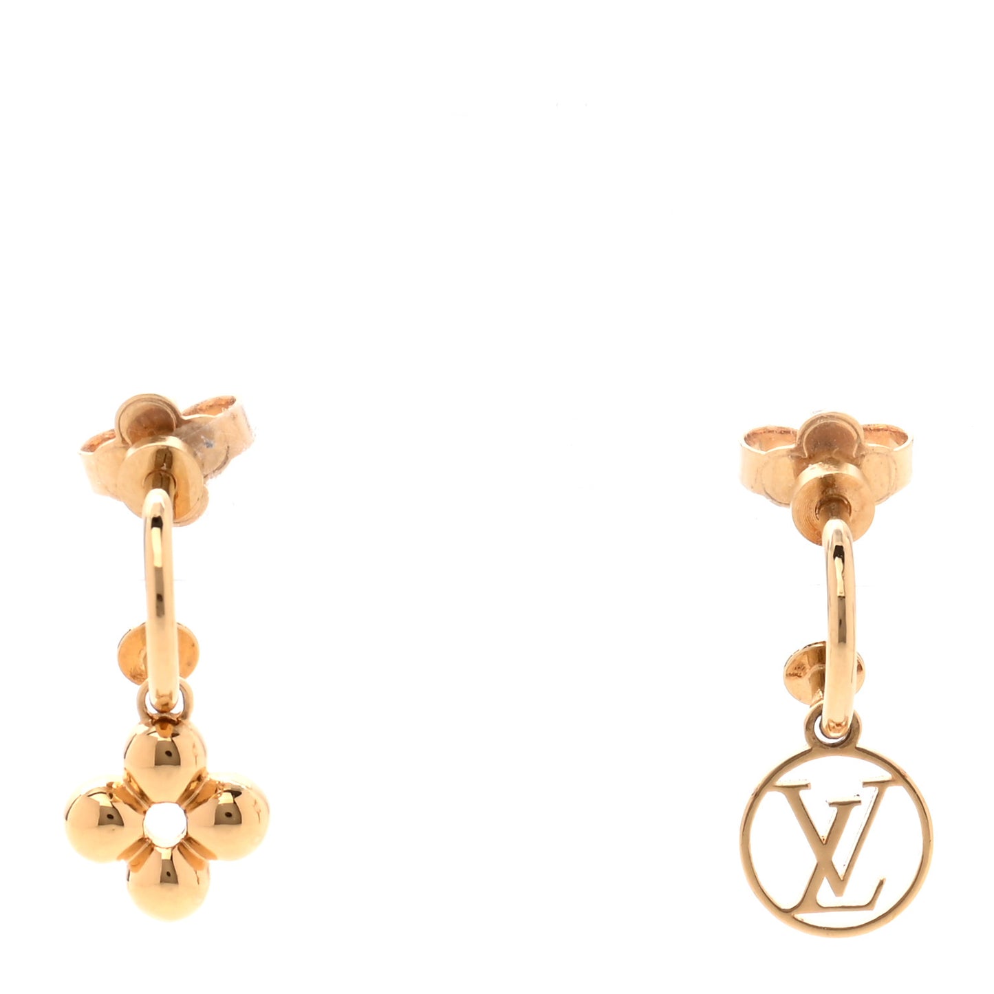 Brass Blooming Earrings Gold