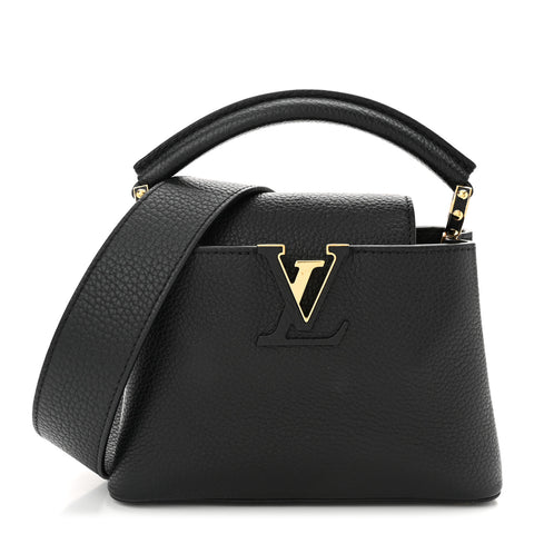 Taurillon Mini Capucines Black