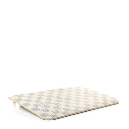 Louis Vuitton Damier Azur Neverfull MM GM Pochette Rose Ballerine 4 of 8