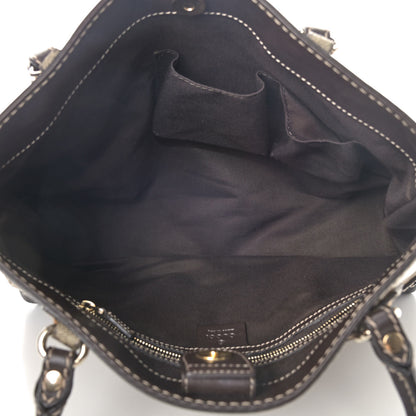 Gucci Crystal Monogram Medium Mix Tote Brown 4 of 10