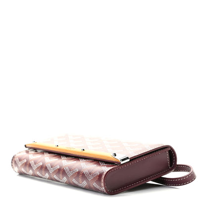 Goyard Goyardine Monte Carlo Bois Clutch Bordeaux 9 of 9