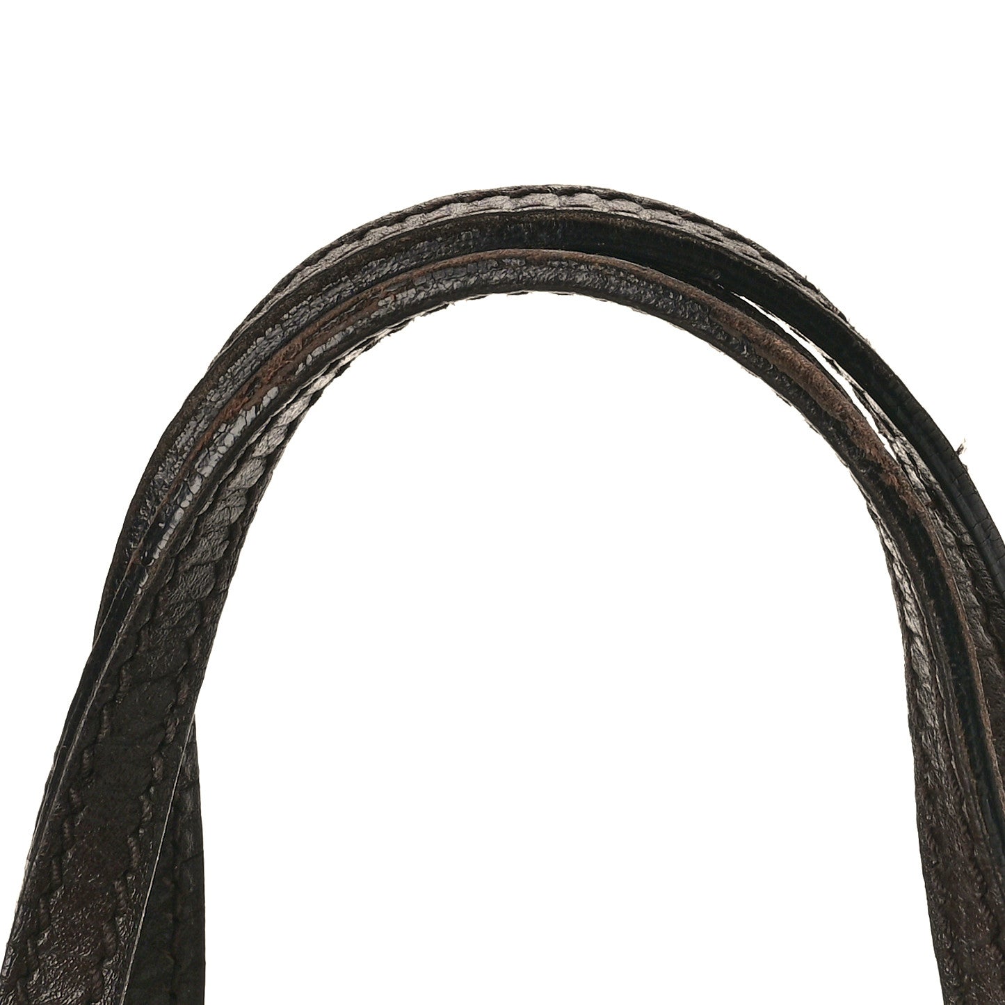 GG Supreme Monogram Mini Vertical Tote Dark Brown
