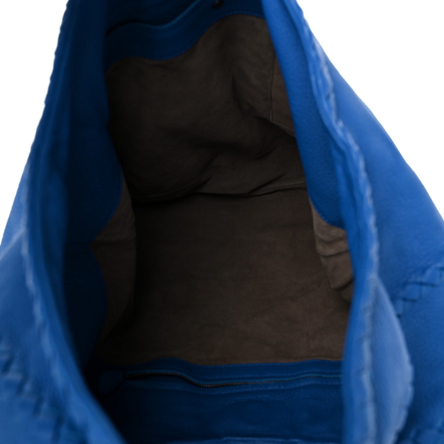Cervo Deerskin Large Hobo Signal Blue