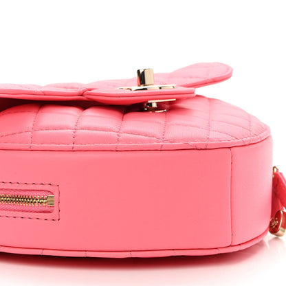 Chanel Lambskin Quilted CC In Love Heart Bag Pink 8 of 10