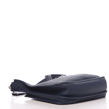 Hermes Taurillon Clemence Evelyne III PM Bleu Abysse 3 of 10