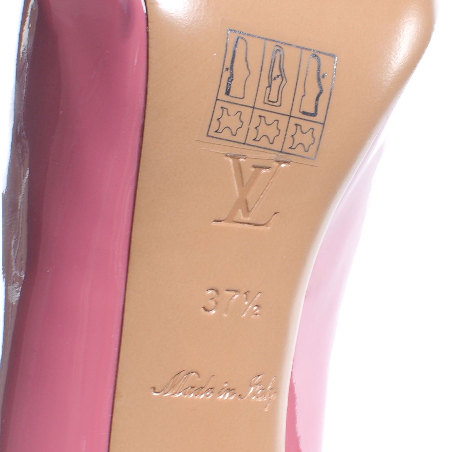 Patent Leather Oh Really Peep Toe Pumps 37.5 Pink