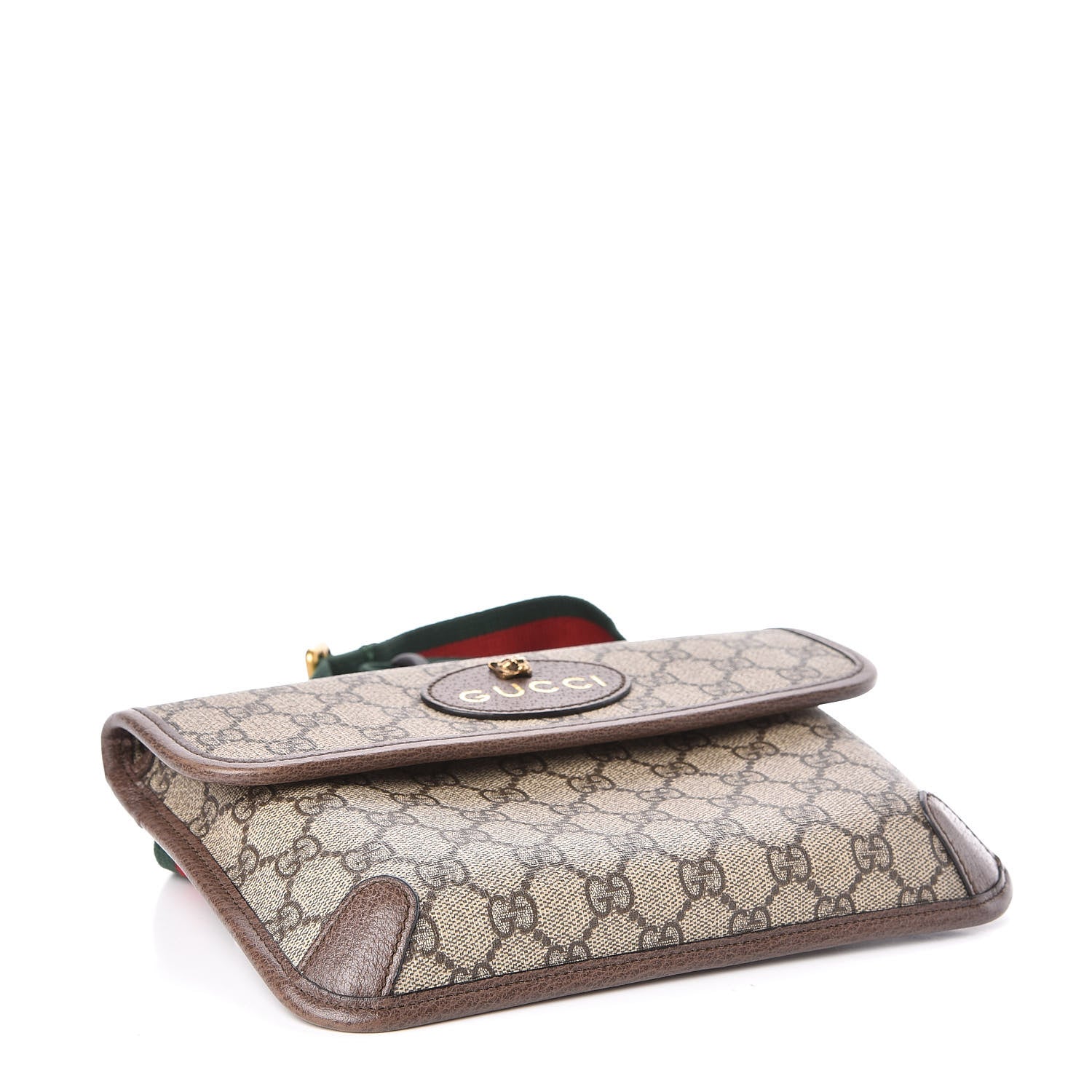 Gucci GG Supreme Monogram Neo Vintage Web Belt Bag Brown 4 of 11