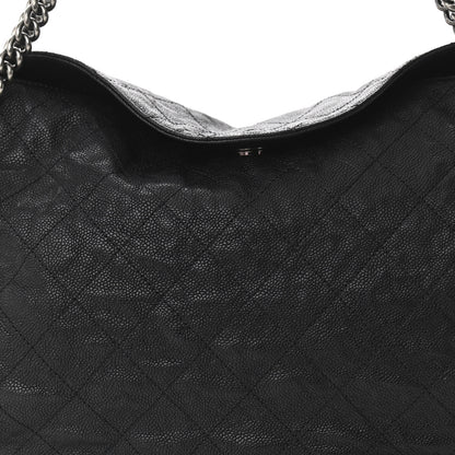 Chanel Caviar Quilted Simply CC Hobo Black 7 of 9