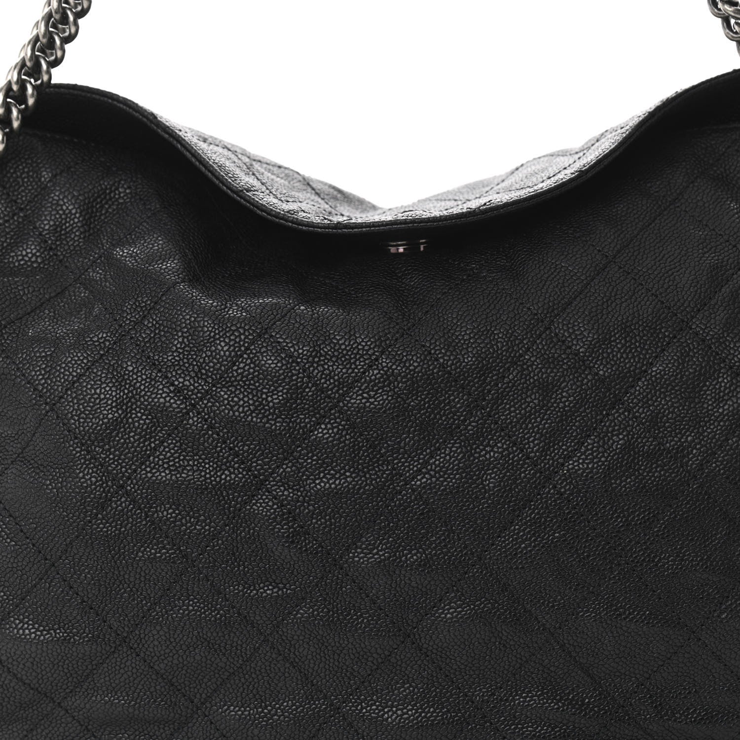Chanel Caviar Quilted Simply CC Hobo Black 7 of 10