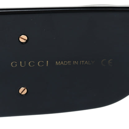Gucci Acetate Rectangular Sunglasses GG0811S Black 5 of 9