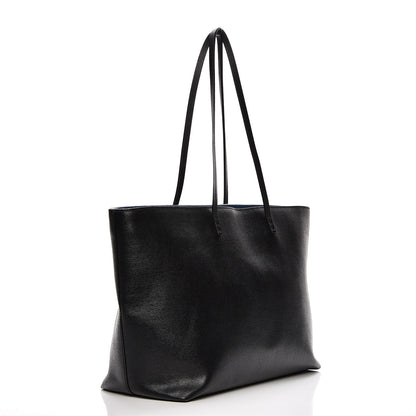 Fendi Vitello Elite Cuoio Monster Buggies Medium Roll Tote Black Multicolor Blue Cobalto 3 of 11