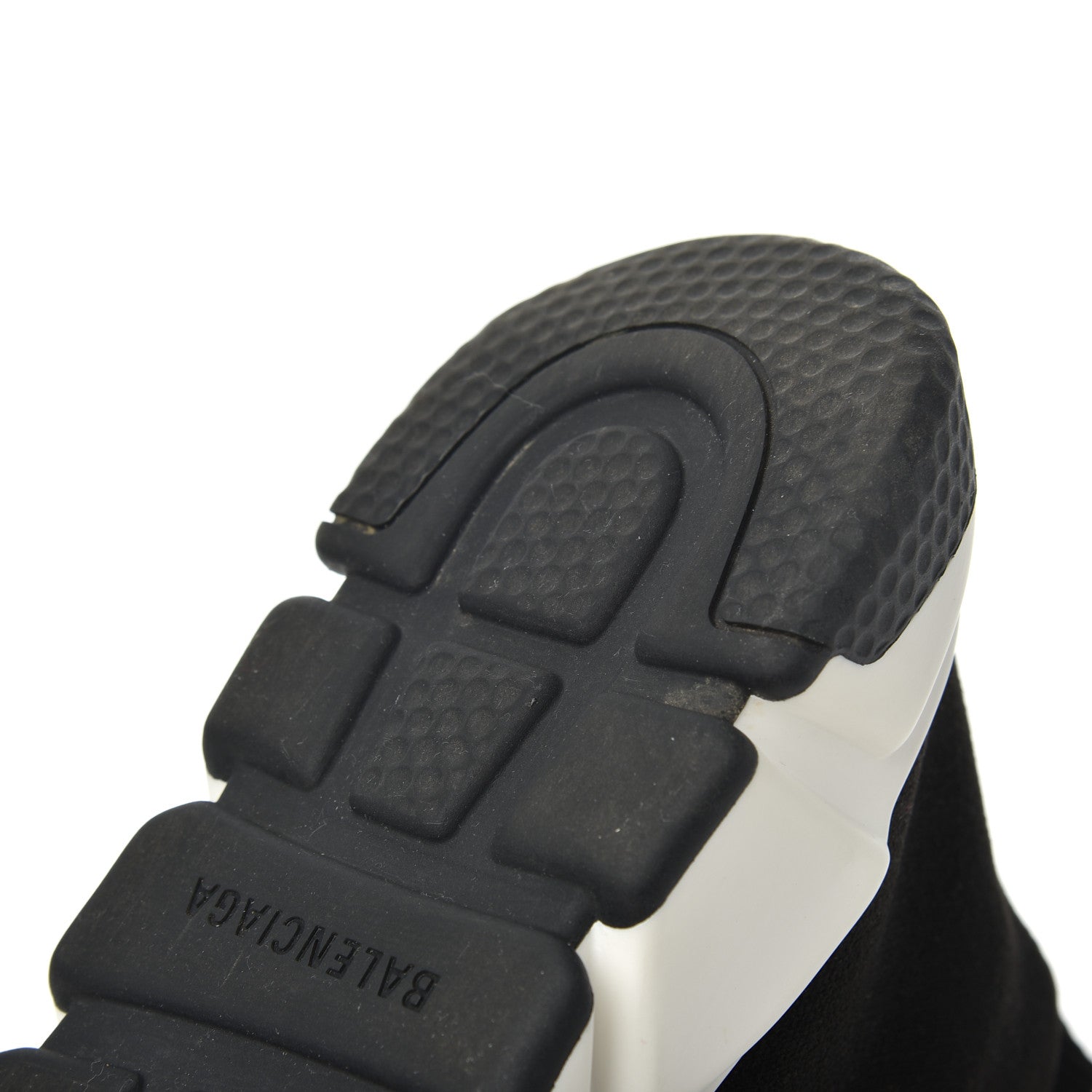 Balenciaga Neoprene Knit Power of Dreams Womens Speed Sneakers 38 Black Bleu 11 of 14