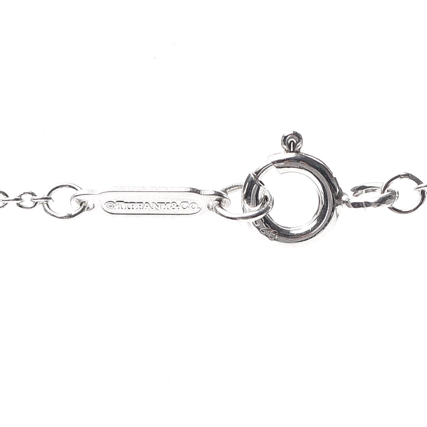 Sterling Silver Enamel Handbag Charm Necklace Blue