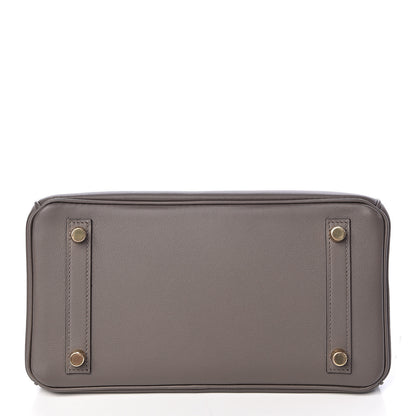 Hermes Veau Jonathan Birkin 25 Etain 6 of 31
