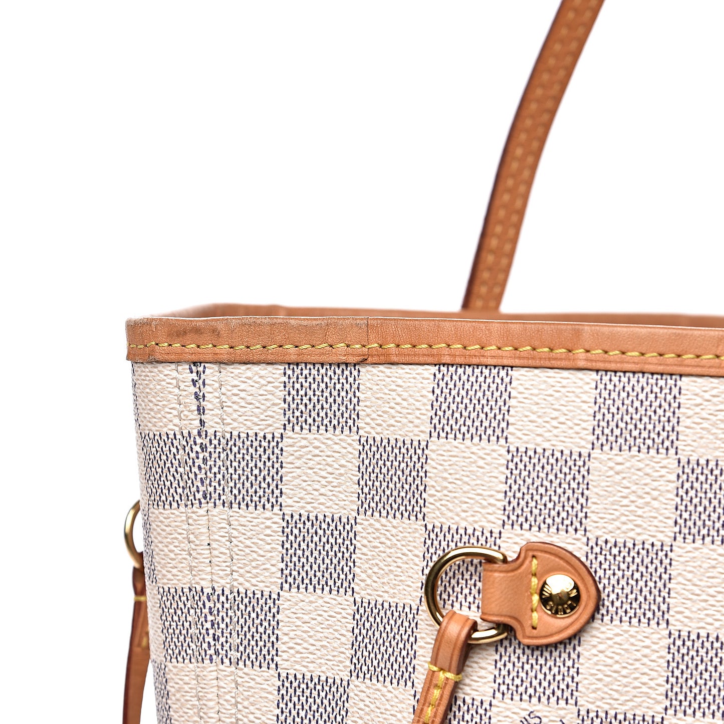 Damier Azur Neo Neverfull MM Rose Ballerine