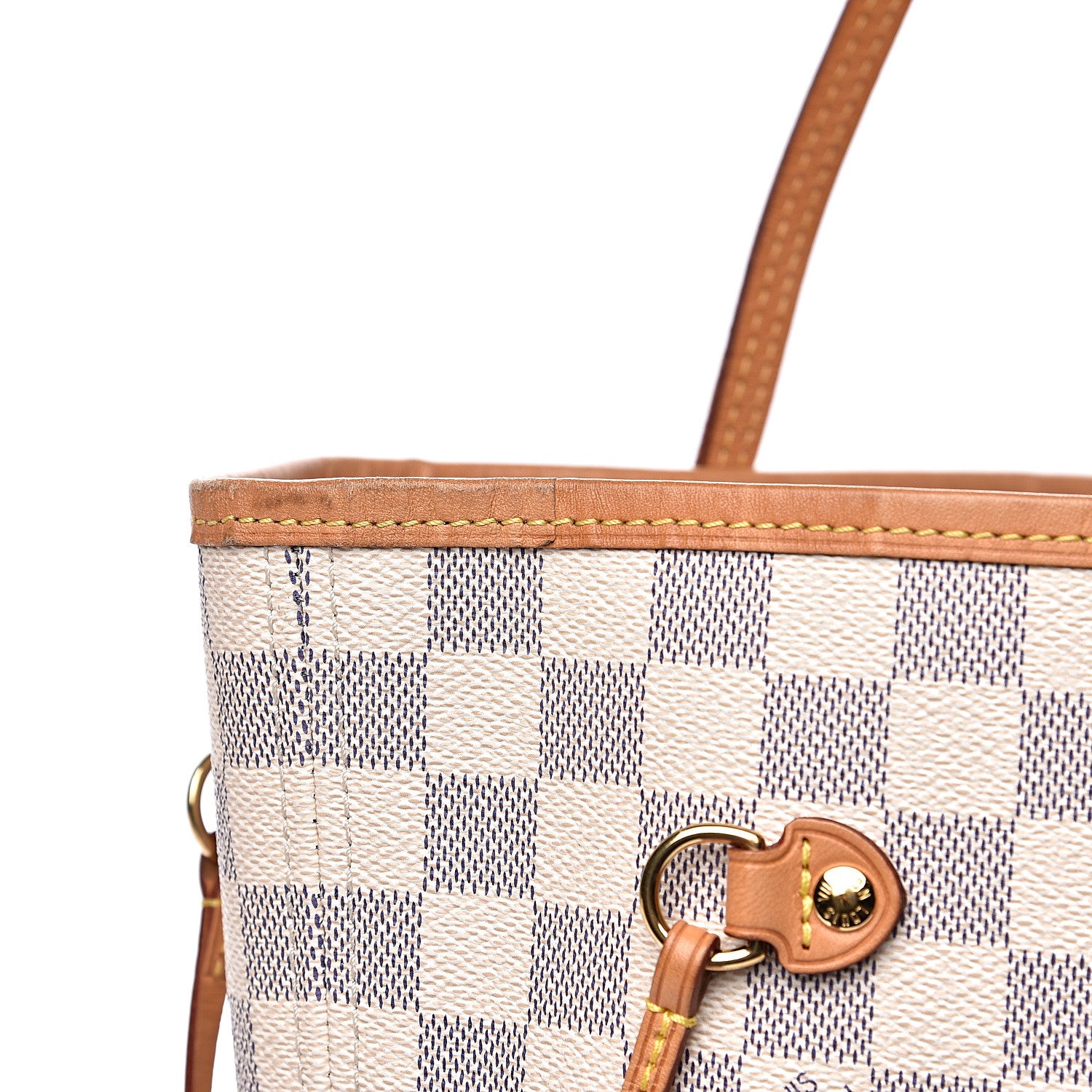 Louis Vuitton Damier Azur Neo Neverfull MM Rose Ballerine 13 of 16