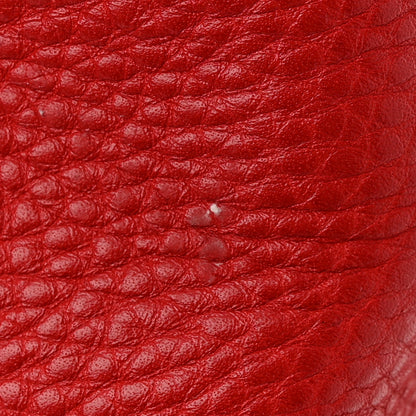 Gucci Pebbled Calfskin Large Soho Shoulder Bag Red 12 of 12