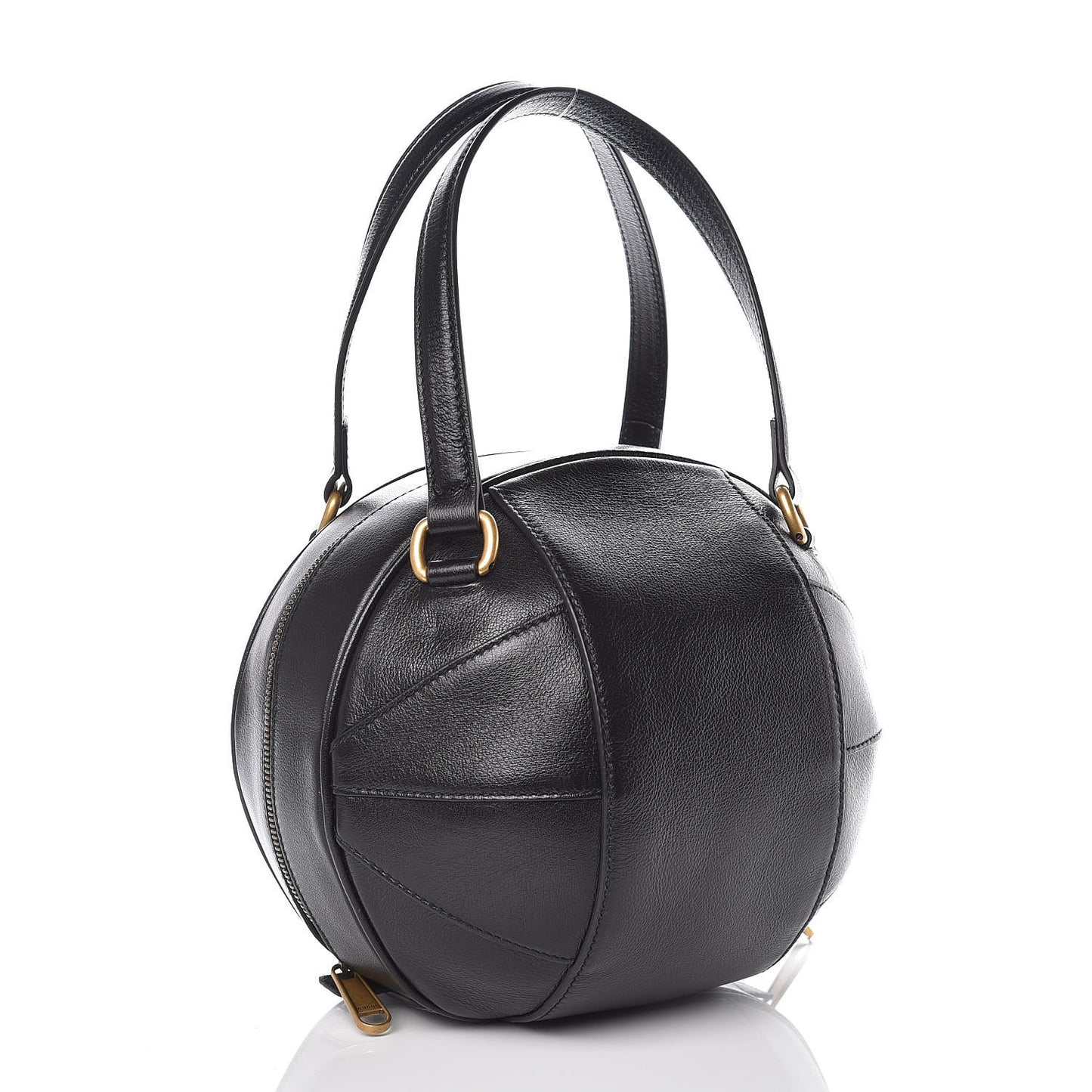 Piuma Lux Energy Tifosa Basketball Shaped Shoulder Bag Black