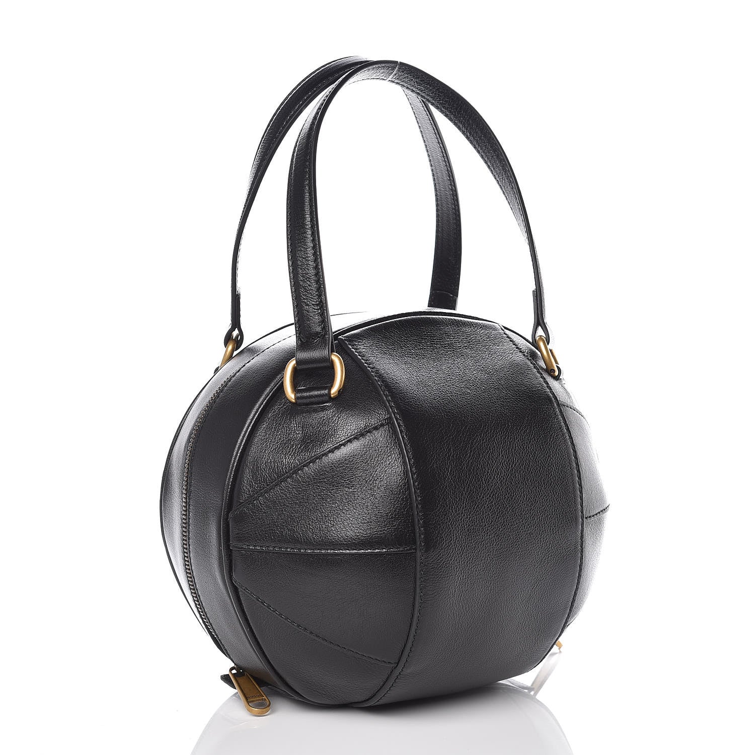 Gucci Piuma Lux Energy Tifosa Basketball Shaped Shoulder Bag Black 3 of 7