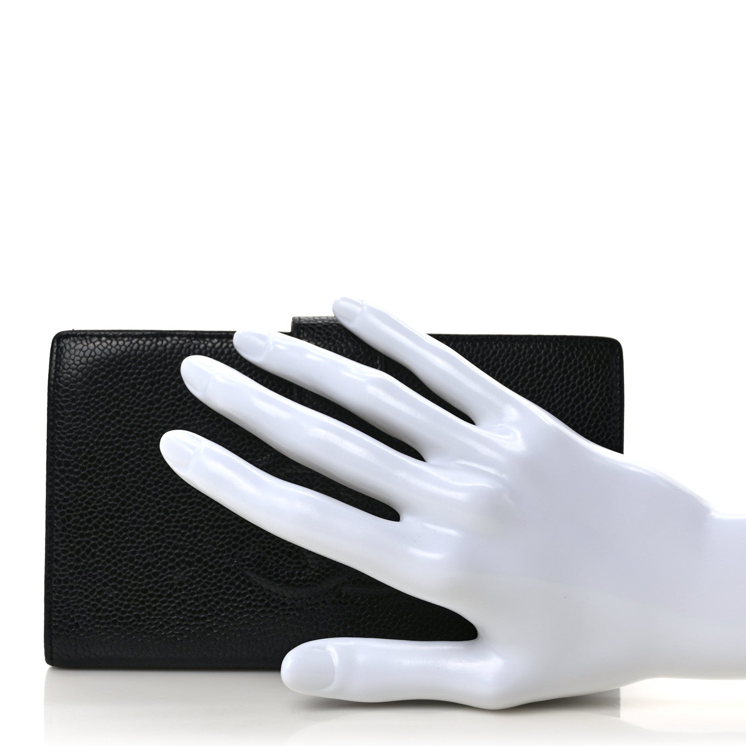 Chanel Caviar Timeless CC French Wallet Black 2 of 8
