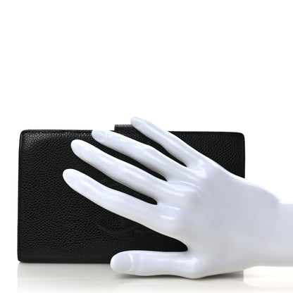 Chanel Caviar Timeless CC French Wallet Black 2 of 8