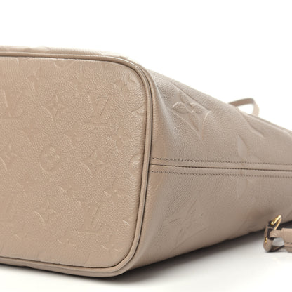 Louis Vuitton Empreinte Monogram Giant Neverfull MM Tourterelle 8 of 8