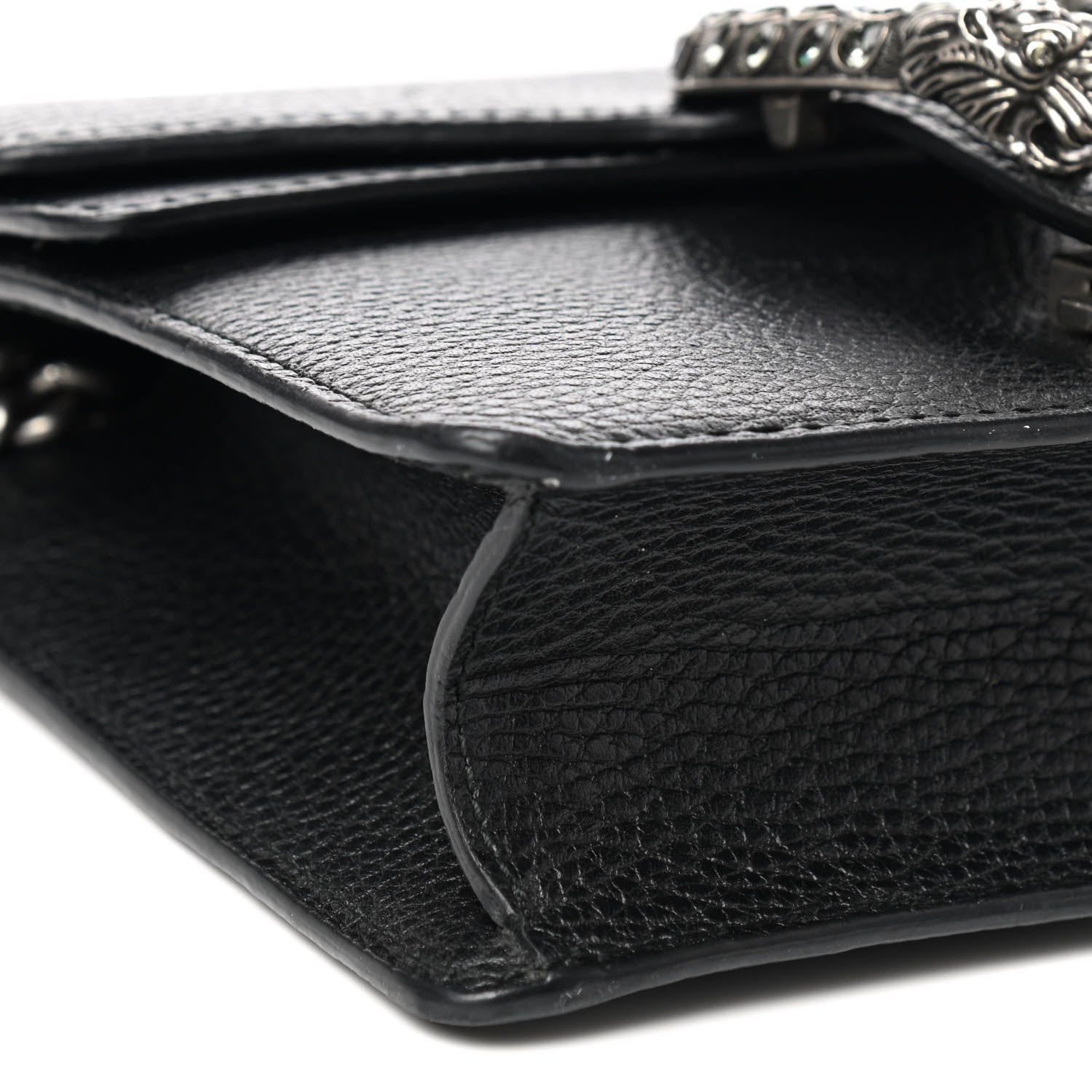 Gucci Calfskin Mini Dionysus Shoulder Bag Black 10 of 12
