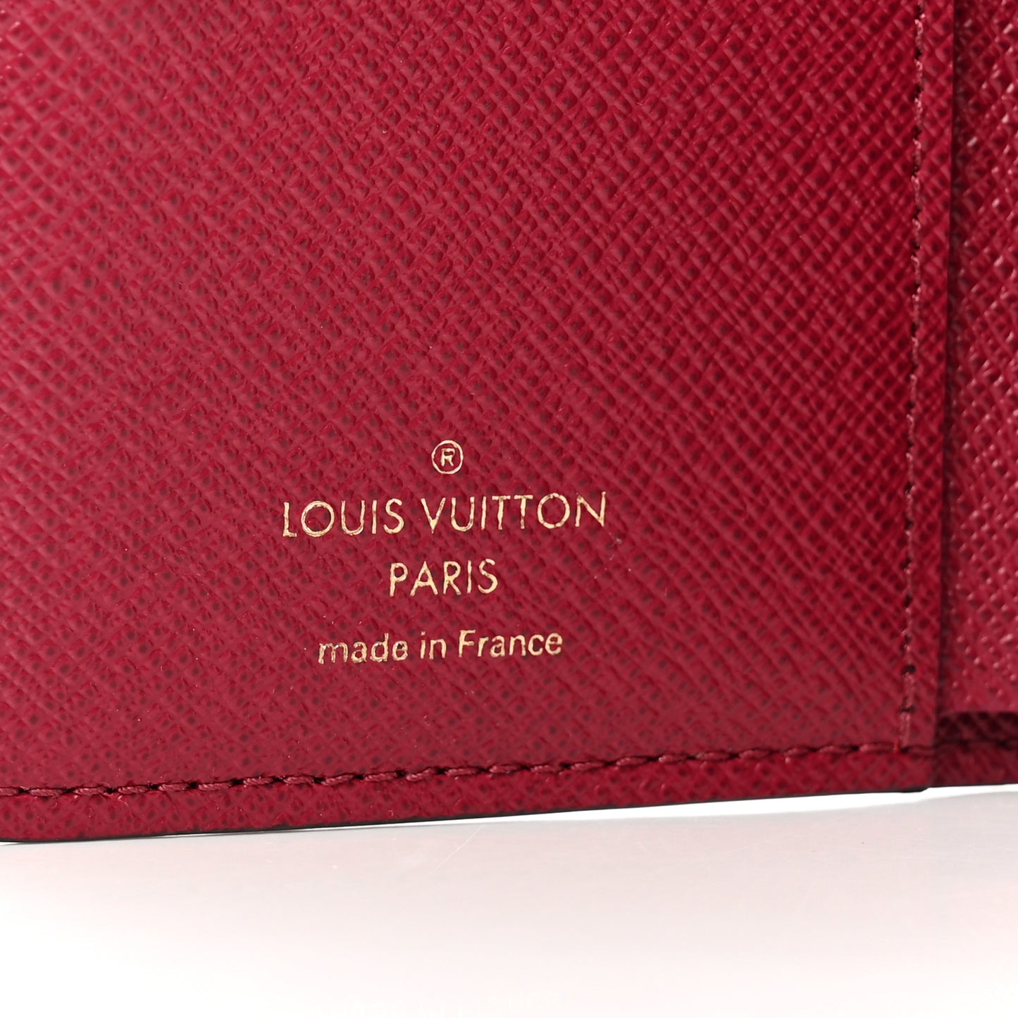 Monogram Lou Zippy Compact Wallet Red