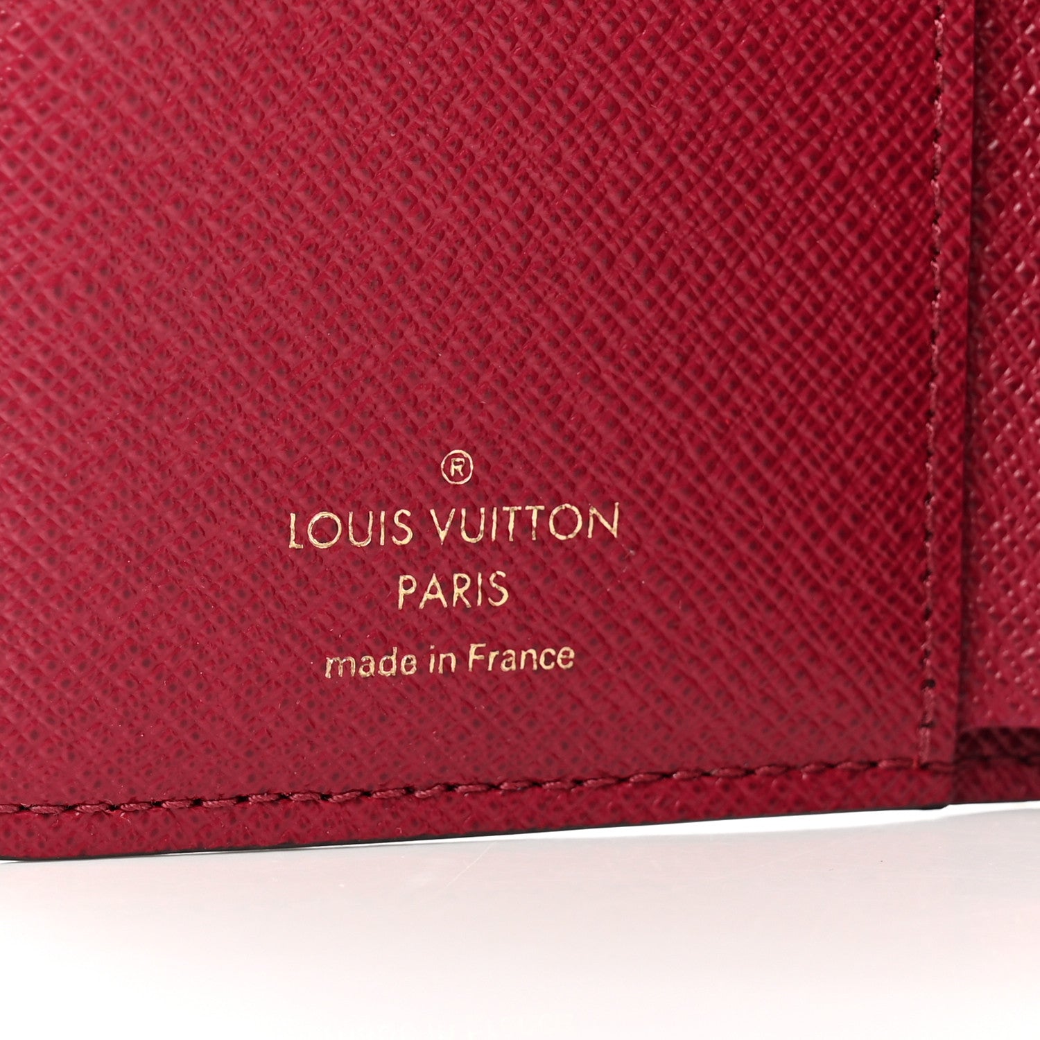 Louis Vuitton Monogram Lou Zippy Compact Wallet Red 7 of 8