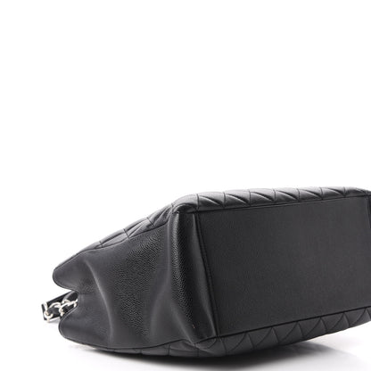 Chanel Caviar Quilted Grand Shopping Tote GST Black 6 of 10