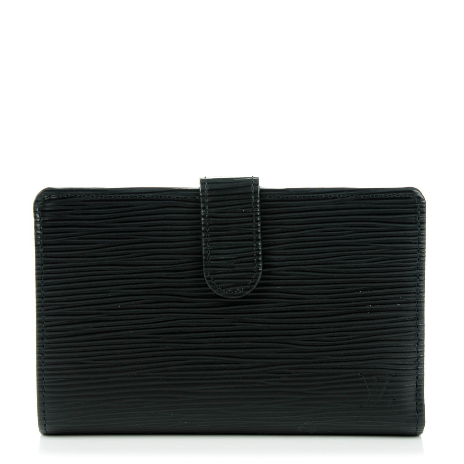 Louis Vuitton Epi French Purse Wallet Black 1 of 7