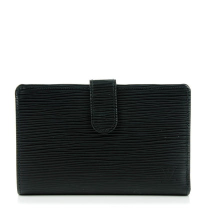 Louis Vuitton Epi French Purse Wallet Black 1 of 7