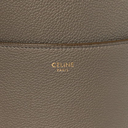 Celine Soft Grained Calfskin Sangle Bucket Bag Taupe 6 of 10