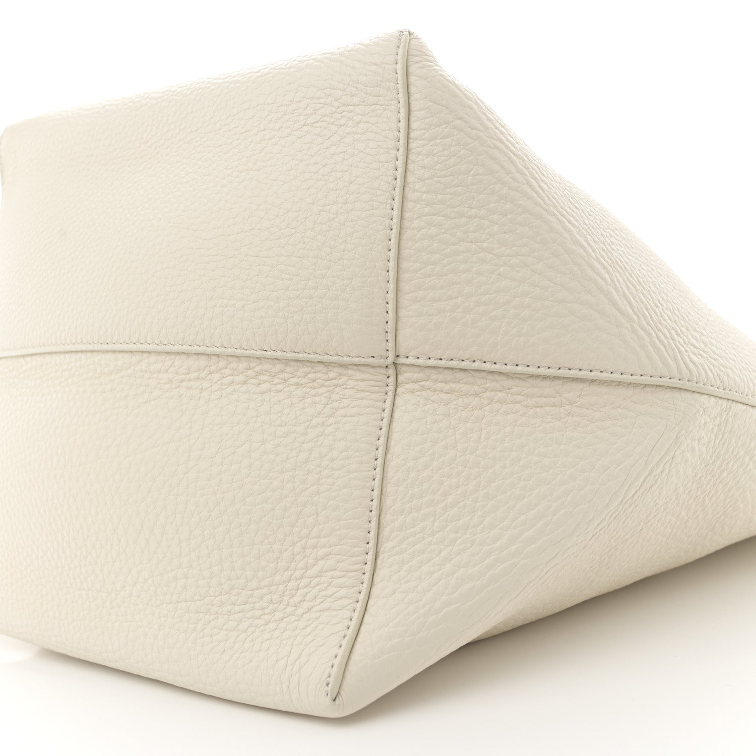 The Row Grained Calfskin Large N/S Park Tote Ivory 10 of 11