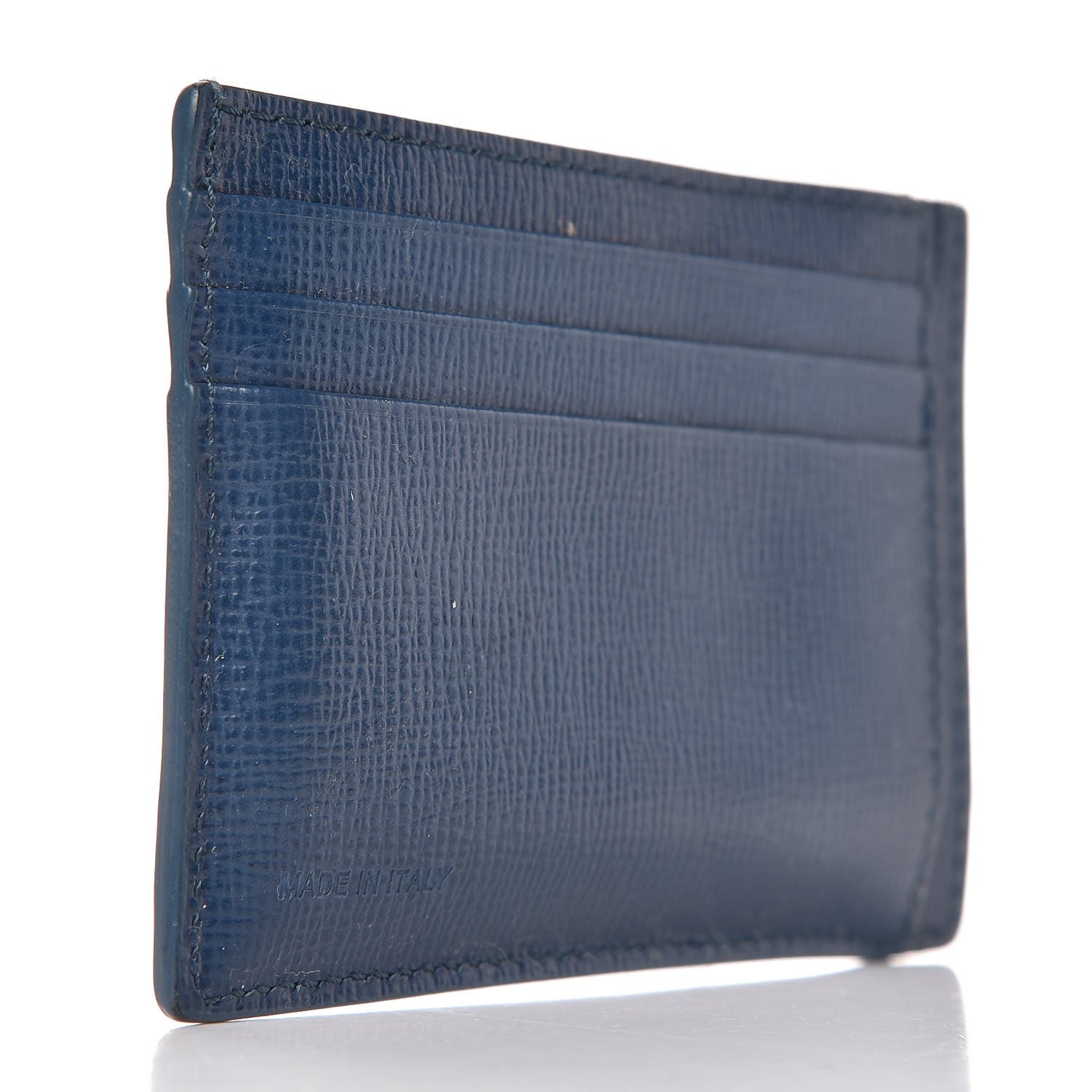 Burberry London Grainy Calfskin Bernie Credit Card Case Mineral Blue 4 of 18