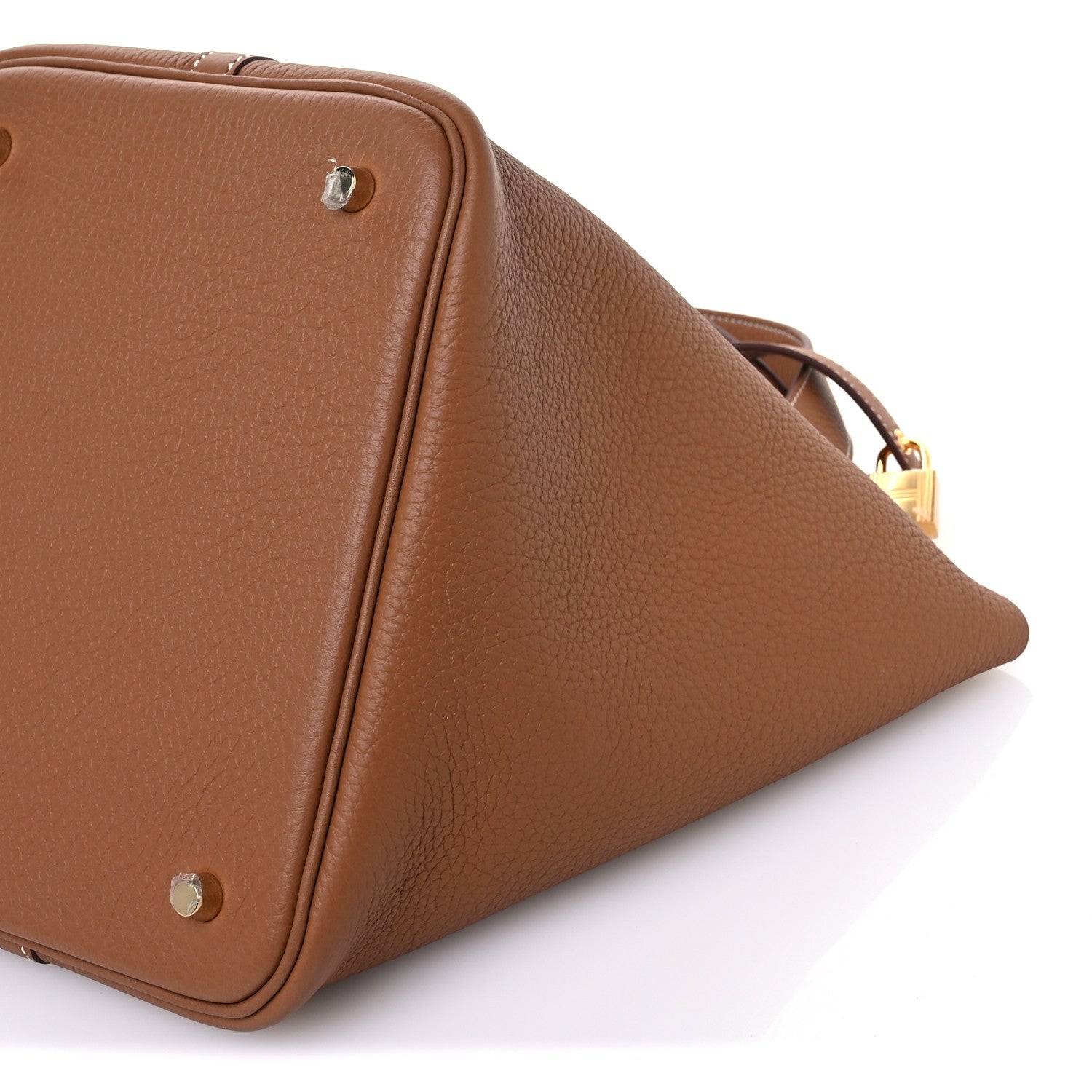 Hermes Taurillon Clemence Picotin Lock 22 MM Gold 10 of 11