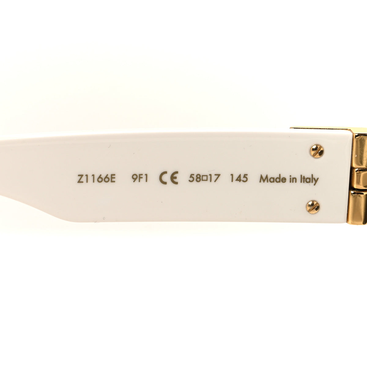 Acetate 1.1 Millionaires Z1166E Sunglasses White
