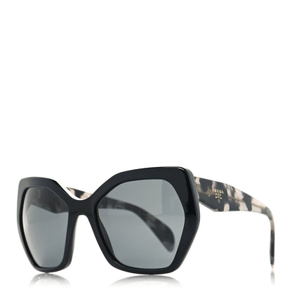 Prada Acetate Sunglasses SPR 16R Black Tortoise Grey 1 of 7