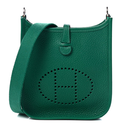 Hermes Taurillon Clemence Evelyne TPM Vert Vertigo 1 of 4