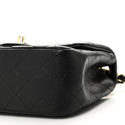 Chanel Caviar Quilted Mini Square Flap Black 9 of 10