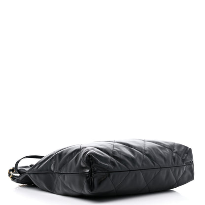Chanel Shiny Calfskin Quilted Chanel 22 Black 5 of 11