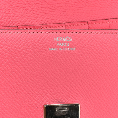 Hermes Epsom Clic 12 Wallet Rose Azalee 8 of 12