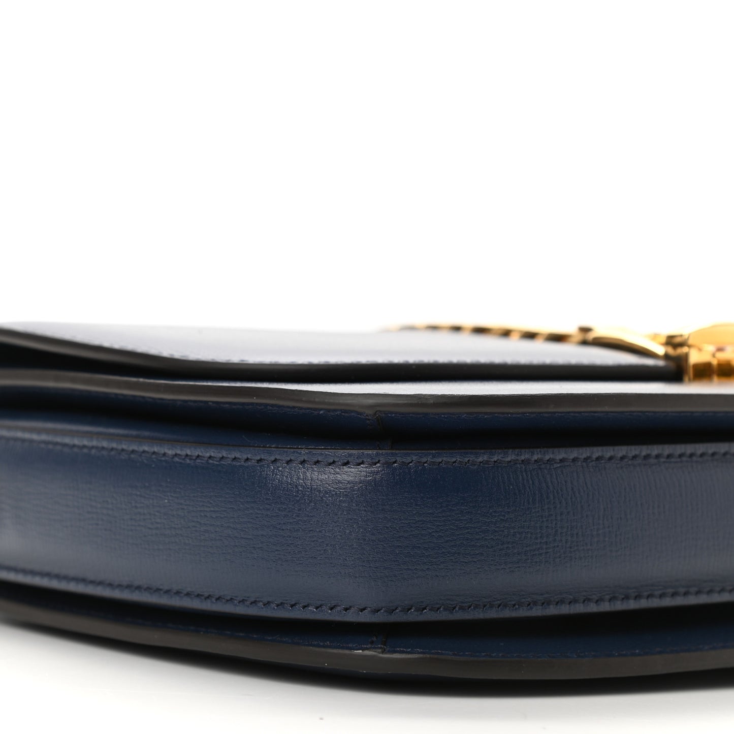 Azalea Calfskin Small Sylvie 1969 Flap Messenger Bag Blue