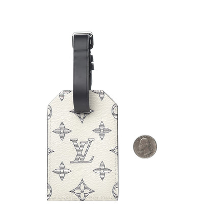 Louis Vuitton Savane Monogram Chapman Elephant Luggage Tag 2 of 4