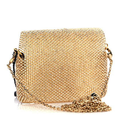 Fendi Glass Vitello King Beaded Mini Pico Baguette Charm Semolino 3 of 8