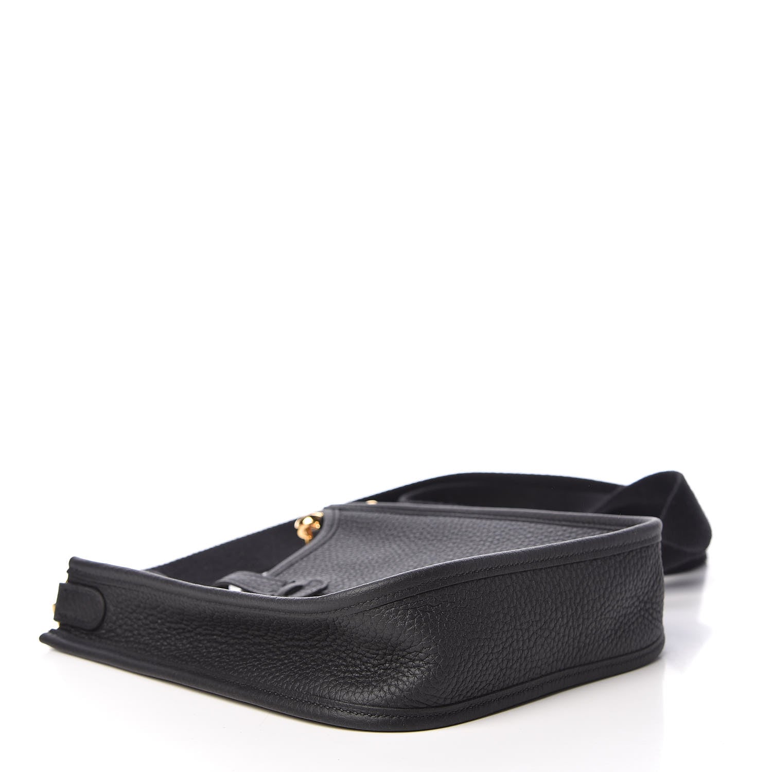 Hermes Taurillon Clemence Evelyne TPM Black 4 of 11